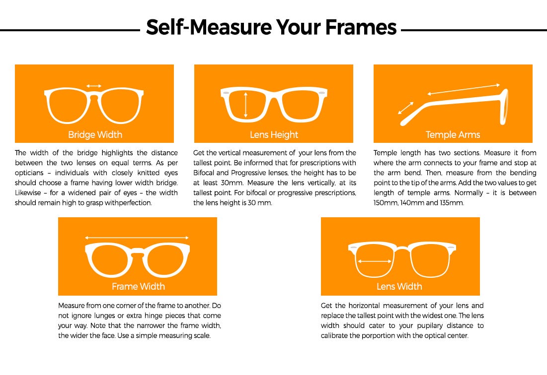 Right Size For Right Reasons - How To Self-Measure Your Eyeglasses?