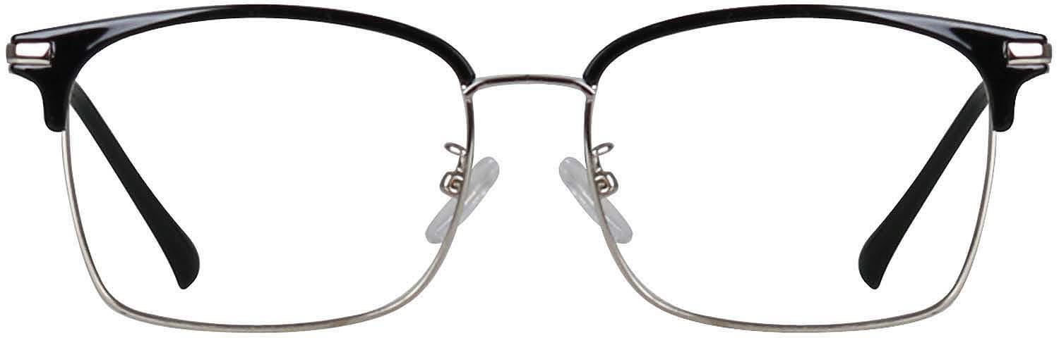 Browline shop style glasses