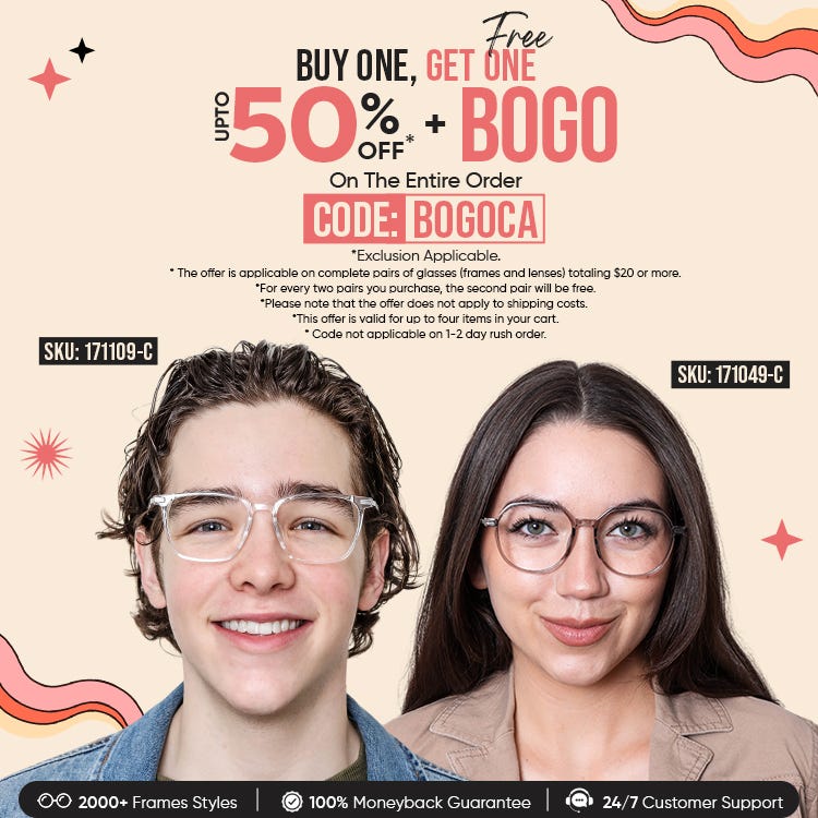 UPTO 50 + BOGO CODE: BOGOCA